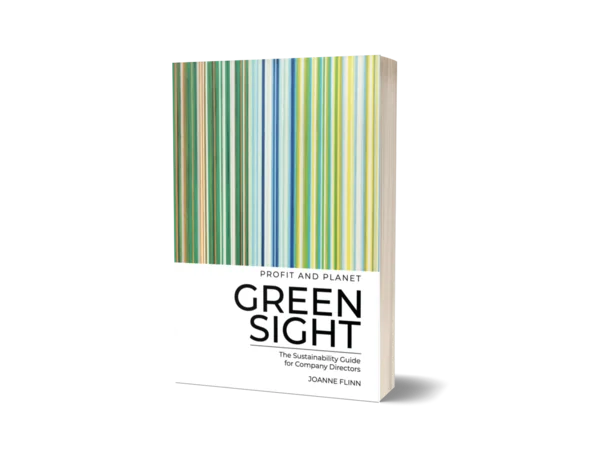 Greensight — Profit and Planet: The Sustainability Guide for Company Directors by Joanne Flinn, 3D book cover