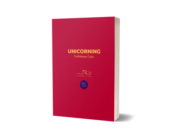 Unicorning® — Joanne Flinn's philosophy of transformation, 3D book cover pre-release